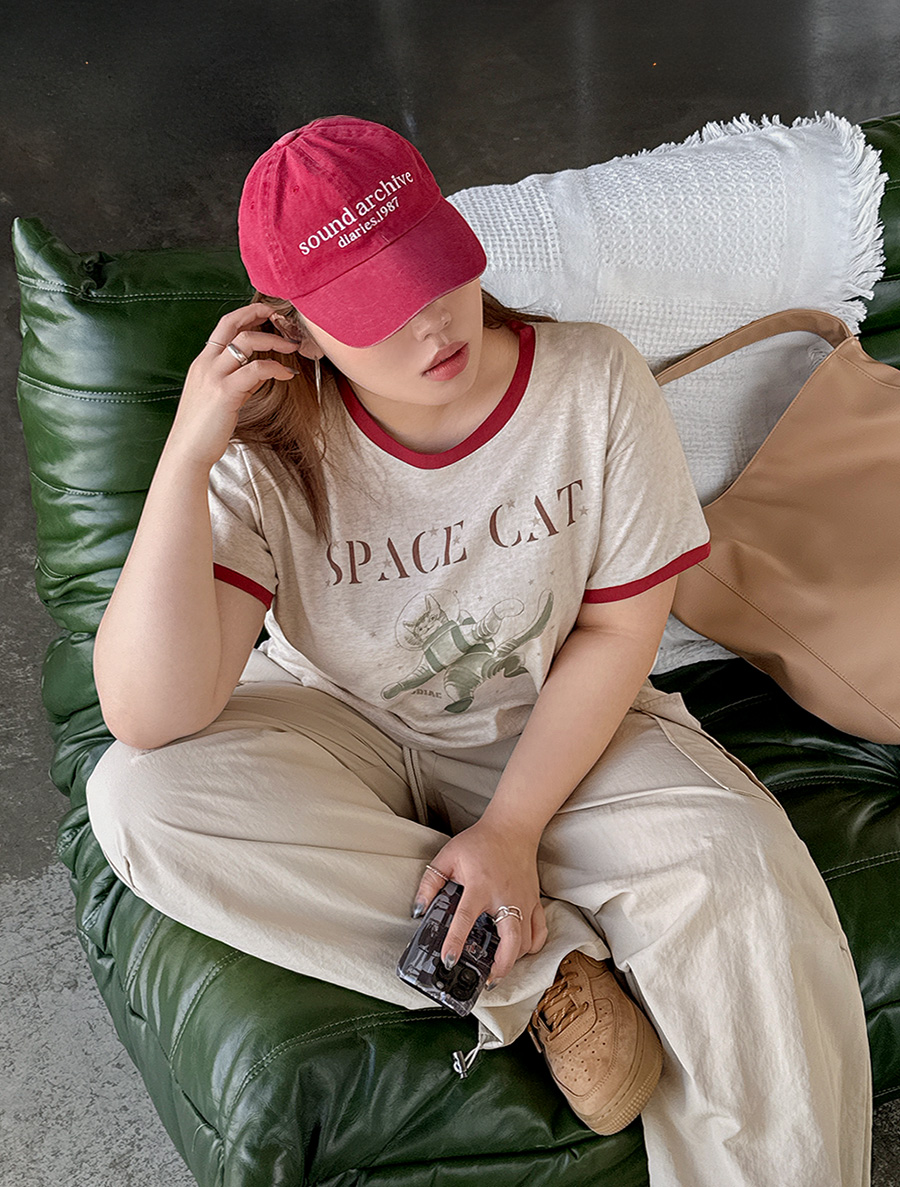 [EVELLET] 劉十色印花7分鐘T卹