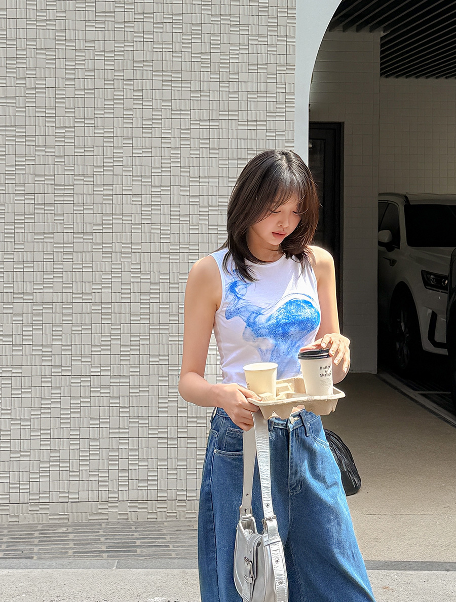 [EVELLET] High Ten Printing 7分鐘吊帶