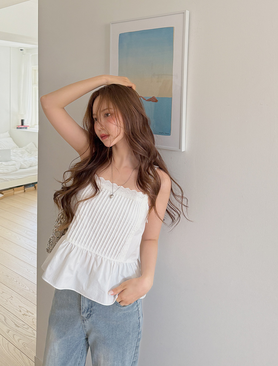 [EVELLET] Elumin 細褶蕾絲緊身胸衣女士內衣