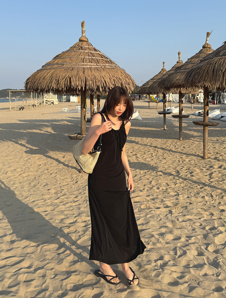 [EVELLET] Senriden 蝴蝶結褶皺緊身胸衣 酷炫西式服裝