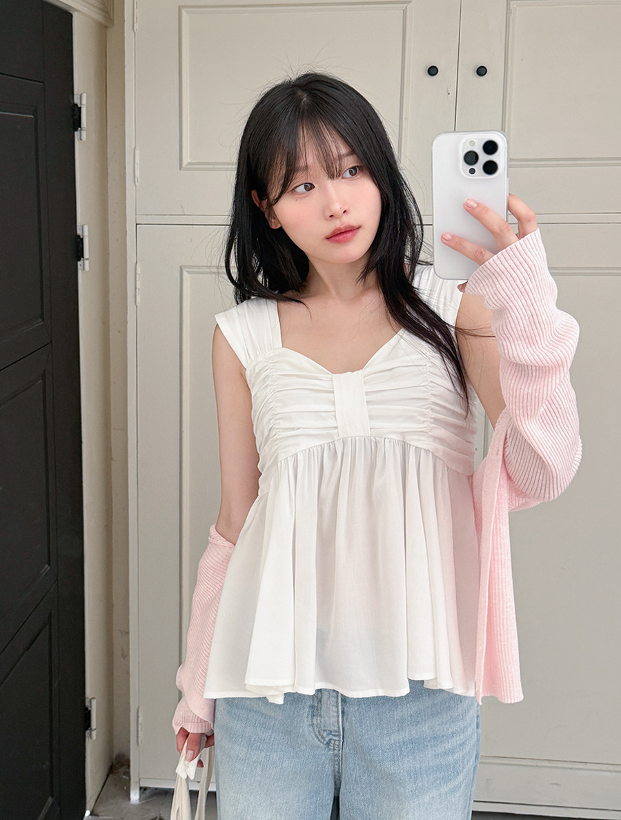 [EVELLET] Bliyou 蝴蝶結煙燻胸衣女士內衣