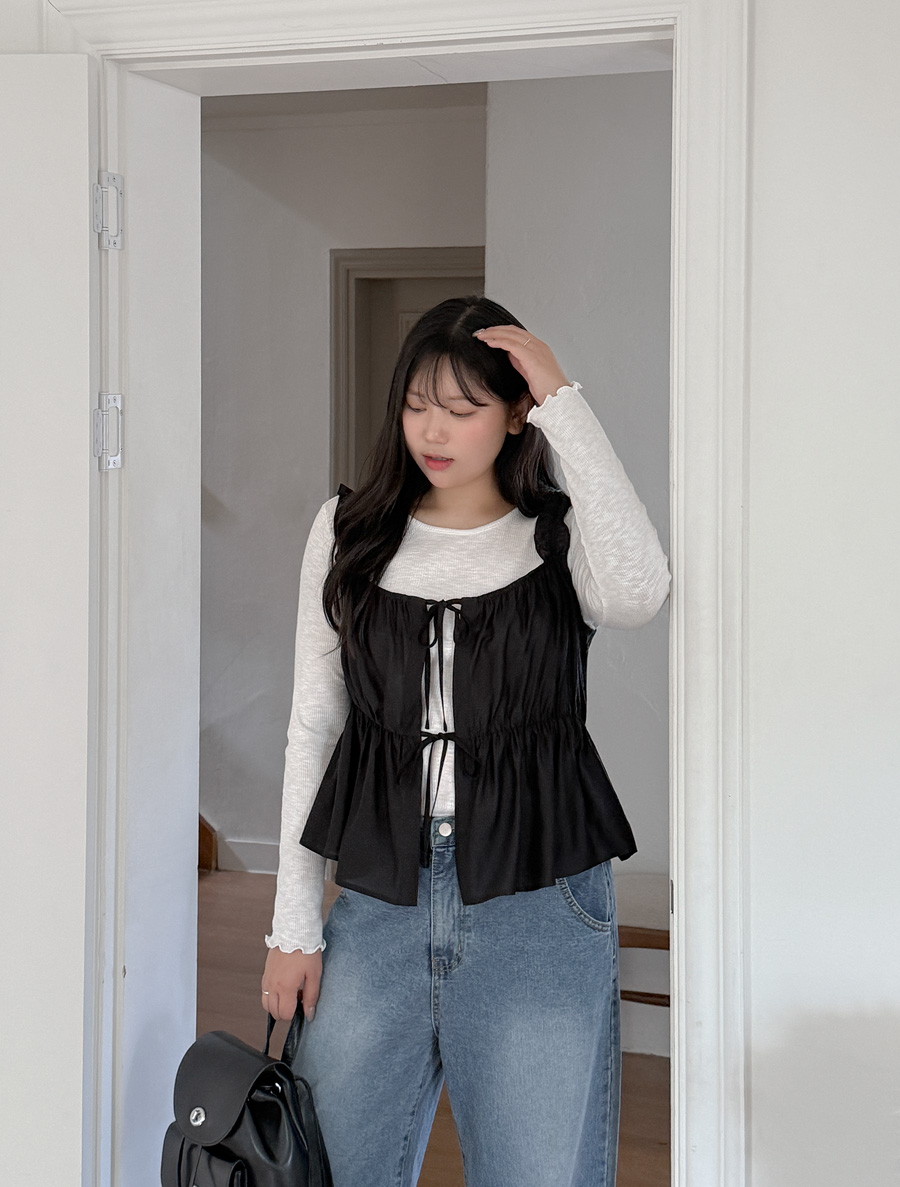 [EVELLET] Demelie 荷葉邊緊身胸衣