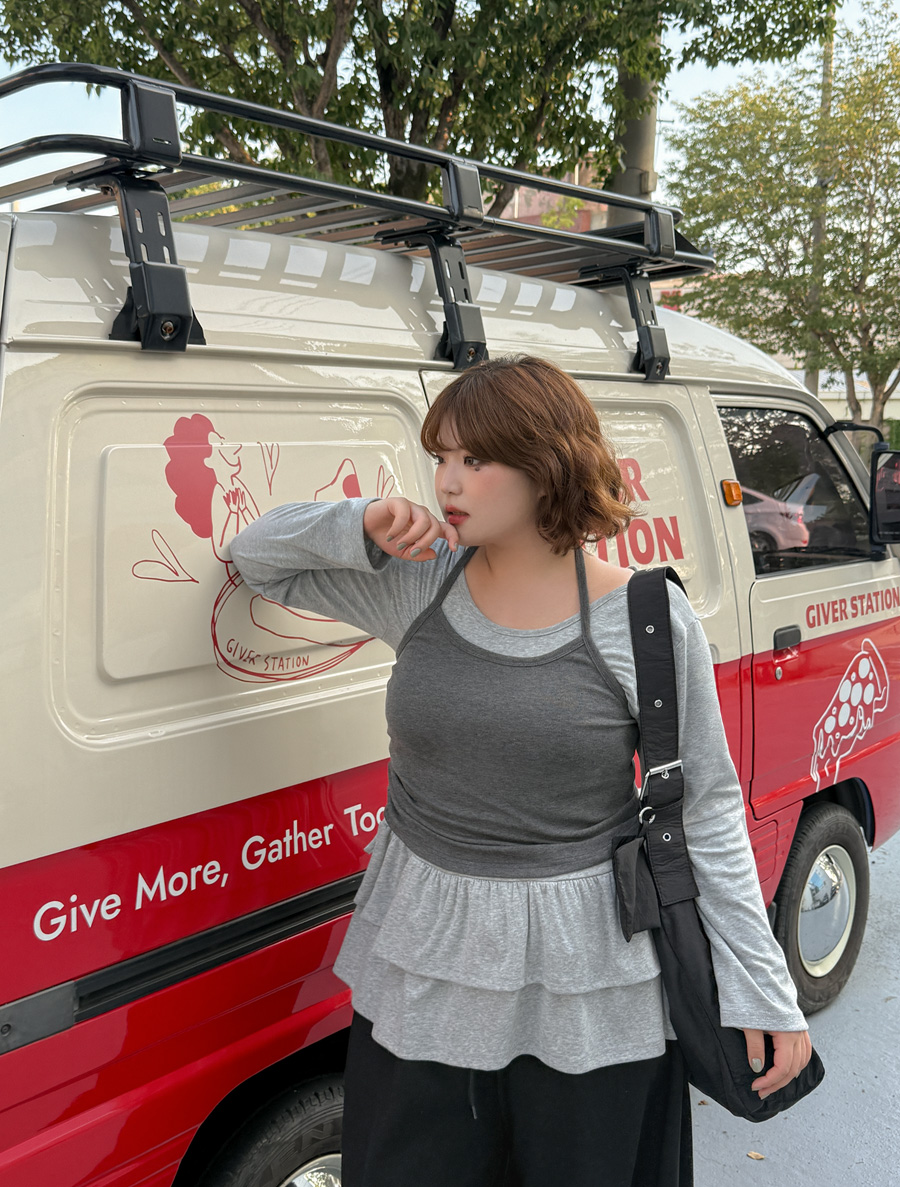 [EVELLET] Heniden 敞肩背領帶