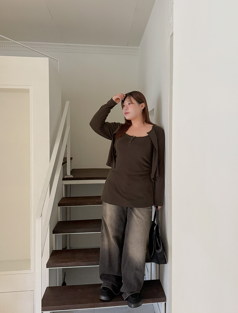 Rectoma 開袖不平衡褶皺緊身胸衣套裝