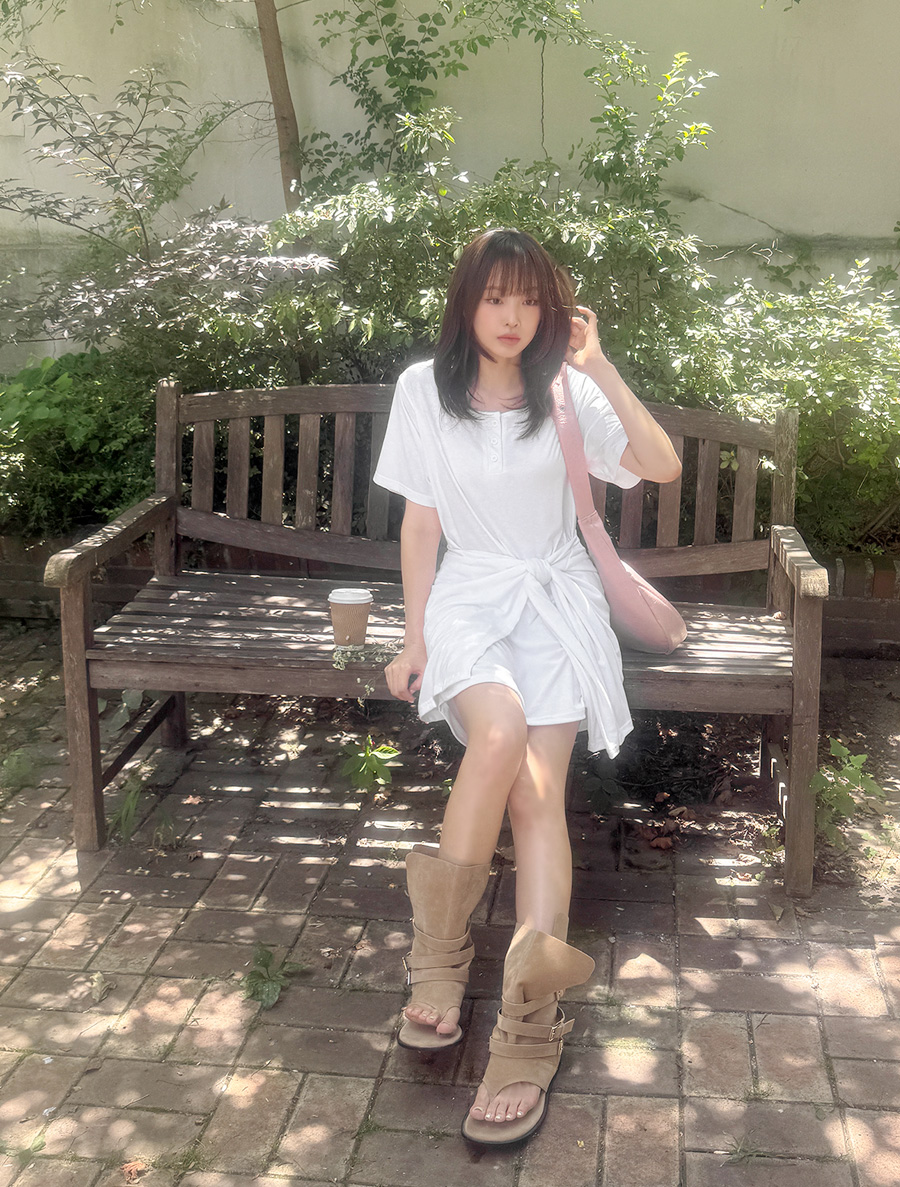 特爾尼紐扣披肩 Lost You Western Clothing
