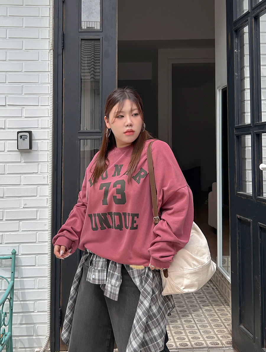 Hadnes 顏料刻字長袖男裝