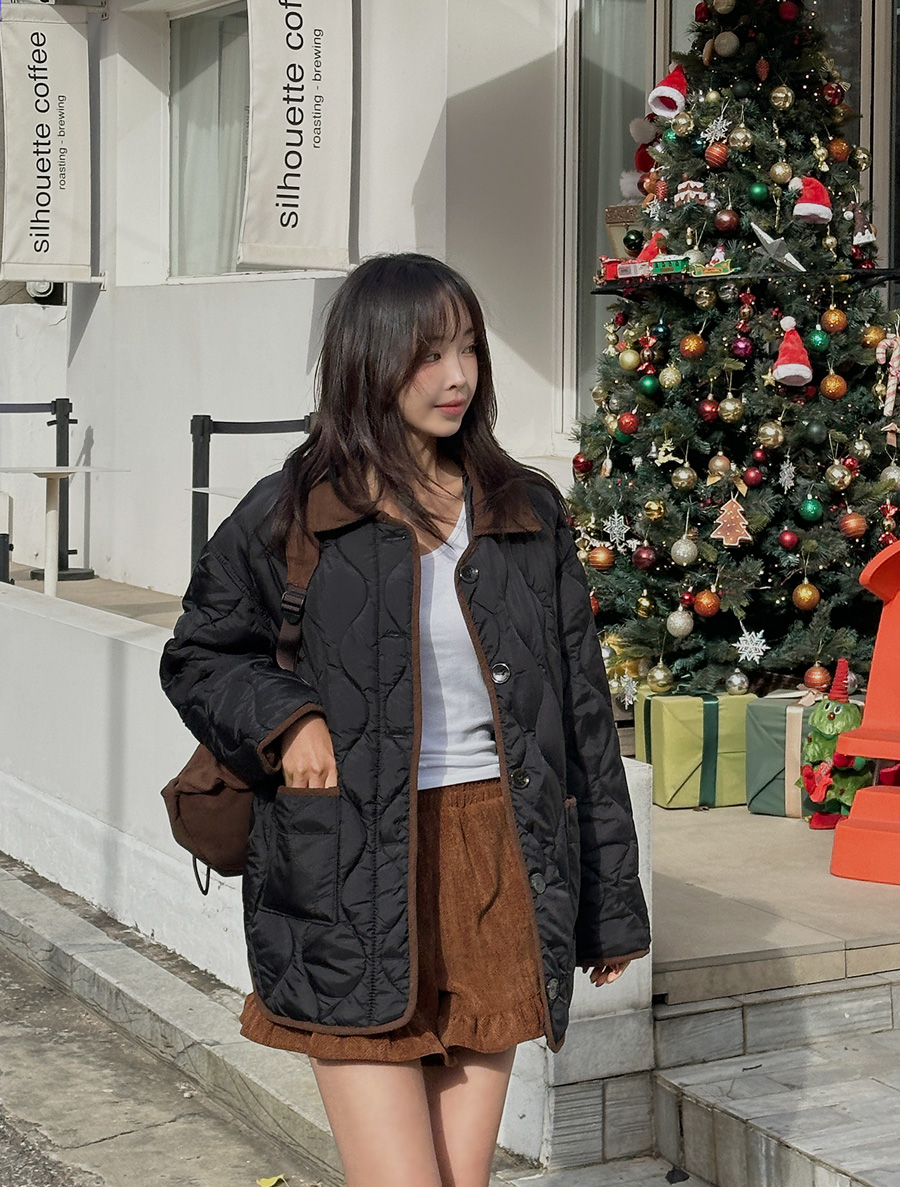 Matomyu Wellon 拼色亞麻縫夾克