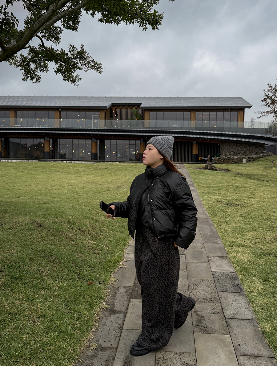 [EVELLET] Rukia 抓絨寬豹紋腰帶褲