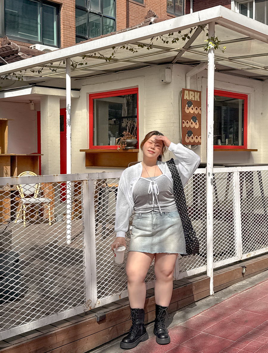 Amuven水切牛肉 五色 裙子