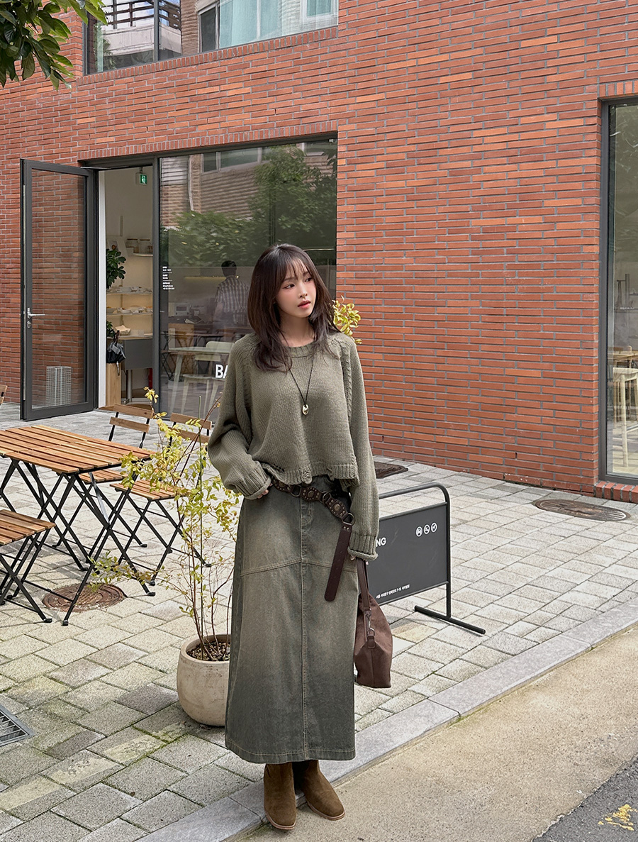 Puronbi 水水切 長毛牛 五色 裙子